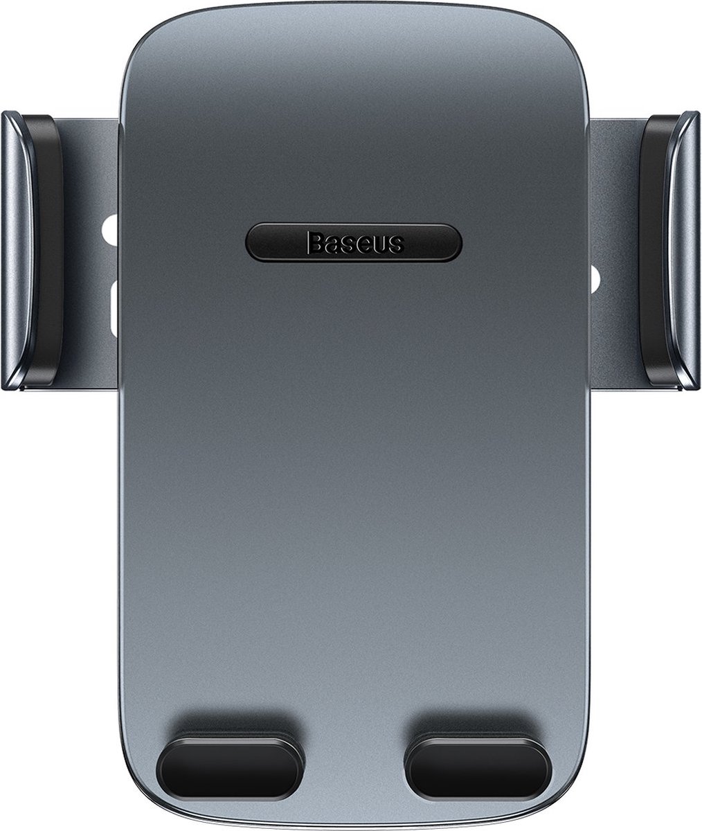 Baseus GSM Smartphone houder voor cockpit / rooster Easy Control Pro grijs (Suction Cup Version) (SUYK020014) voor alle iPhone, Samsung, Huawei, OPPO, ONEPLUS