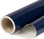 Plakfolie - Oracal - Diepzeeblauw – Glanzend – 117 cm x 10 m - RAL 5004 - Meubelfolie - Interieurfolie - Zelfklevend