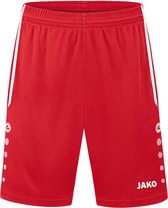 Jako - Short Allround - Rode Shorts Kids-128