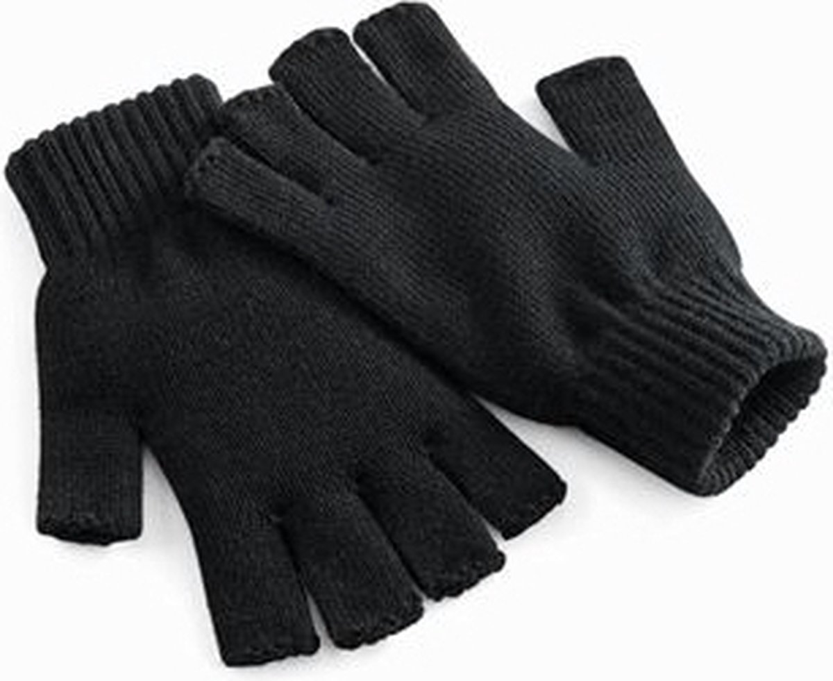 Regatta Vingerloze gebreide Handschoen - L/XL - Zwart | bol.com