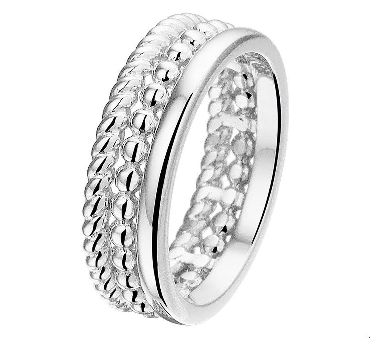 Zilver Gerhodineerde Ring 1328488 21.00 mm (66)