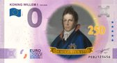 0 Euro biljet 2022 - 250 jaar Koning Willem I KLEUR