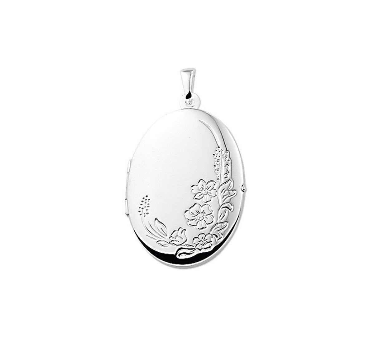 Zilver Gerhodineerde Medaillon gravure 1329966