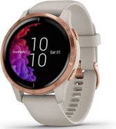 Garmin VENU Health Smartwatch - Amoled touchscreen - Stappenteller - 5 dagen batterij - Light Sand/Rose Gold