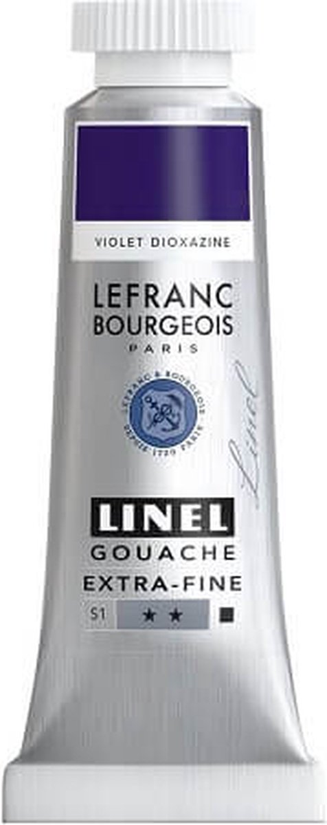 Lefranc & Bourgeois Linel Gouache Extra Fine Dioxazine Violet 183 14ml