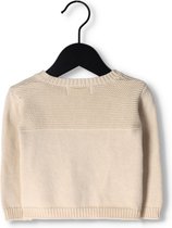 Quincy Mae Knit Cardigan Truien & Vesten Baby - Sweater - Hoodie - Vest- Beige - Maat 3-6M