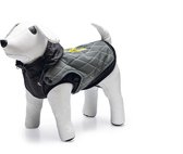 Beeztees Safety Gear Allia - Manteau pour chien - Réfléchissant - Grijs - 40 cm - avec capuche Veste 2 en 1