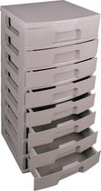 Caisson à tiroirs Really Useful Box 8 x 9,5 l, gris