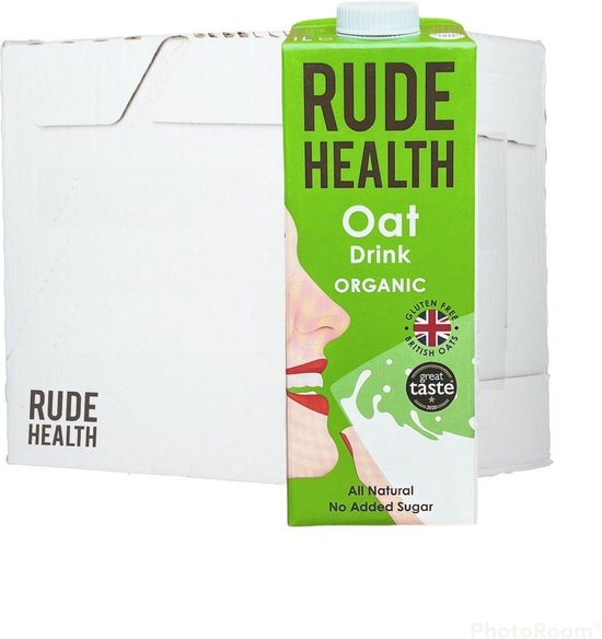 Rude Health | Organic Oat Milk Drink (havermelk) - 6 x 1L