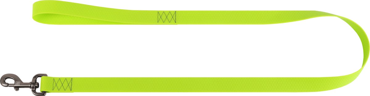 WAUDOG Waterproof Hondenlijn / Hondenriem - Collartex - Groen - Breedte: 1,5 cm - Lengte: 122 cm - Geschikt voor middelgrote honden
