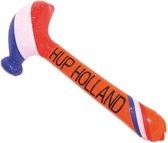 Opblaasbare hamer Holland 90 cm - EK 2024 voetbal en oranje koningsdag
