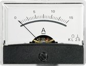 VOLTCRAFT AM-60X46/15A/DC Inbouwmeter AM-60x46 15 A Draaispoel