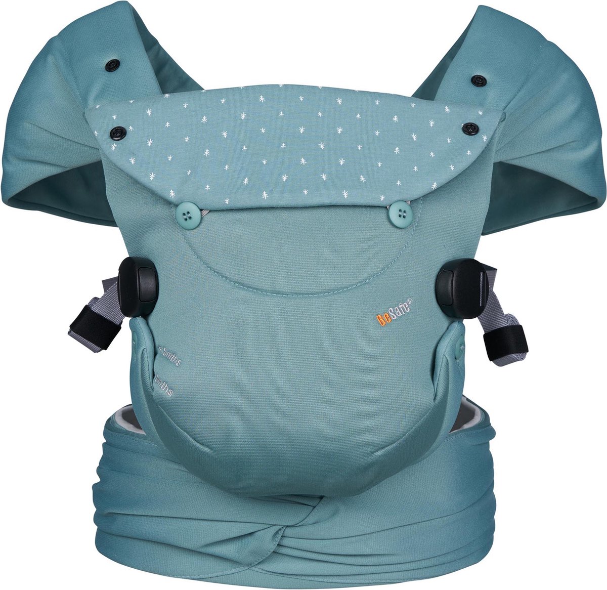 BeSafe Newborn Haven draagzak -Draagdoek - Draagzak - Draagzak baby - Draagzakken - Eucalyptus Forest