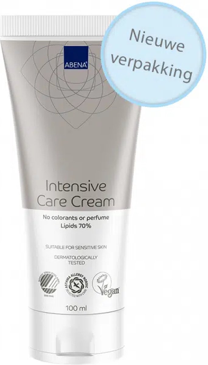 Goedkoopste ABENA Intensive Care Beschermende Crème - Voordeelverpakking 12 x 100ml - Voor de Zeer Droge en Gevoelige huid - Parfumvrij en Kleurstofvrij - Vegan en Duurzaam Geproduceerd