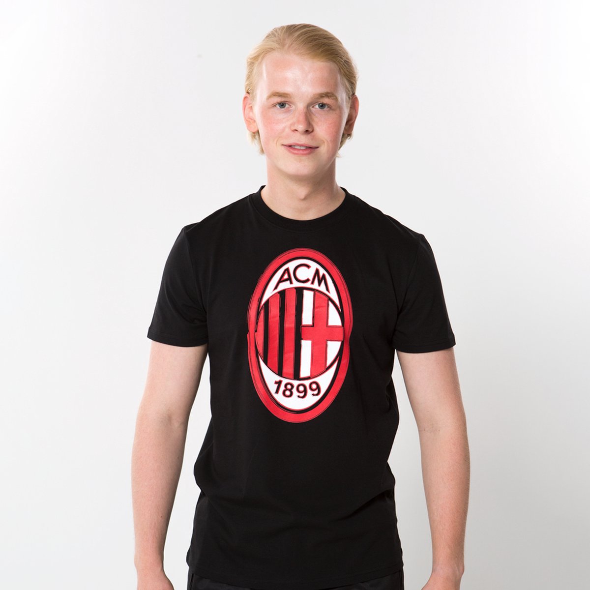 AC Milan big logo t-shirt senior - maat L