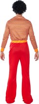 FUNIDELIA Jaren 70 Kostuum Voor voor mannen - Maat: XXL - Oranje