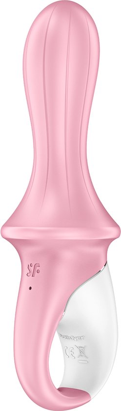 Satisfyer, vibrator, anaal vibrator, 'Air Pump Booty 5 Connect App', 18 cm, met app, opblaasbaar
