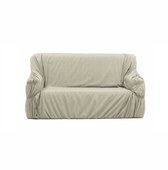 Mistral Home - Housse de canapé, protège canapé, housse de siège - 2 personnes - Katoen polyester - Beige