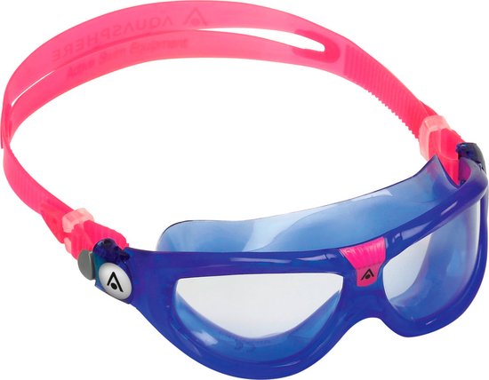Aquasphere Seal Kid 2 - Zwembril - Kinderen - Clear Lens - Blauw/Roze