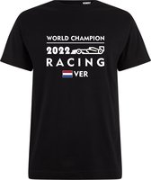 T-shirt kinderen World Champion 2022 | Max Verstappen / Red Bull Racing / Formule 1 Fan | Wereldkampioen | Zwart | maat 68