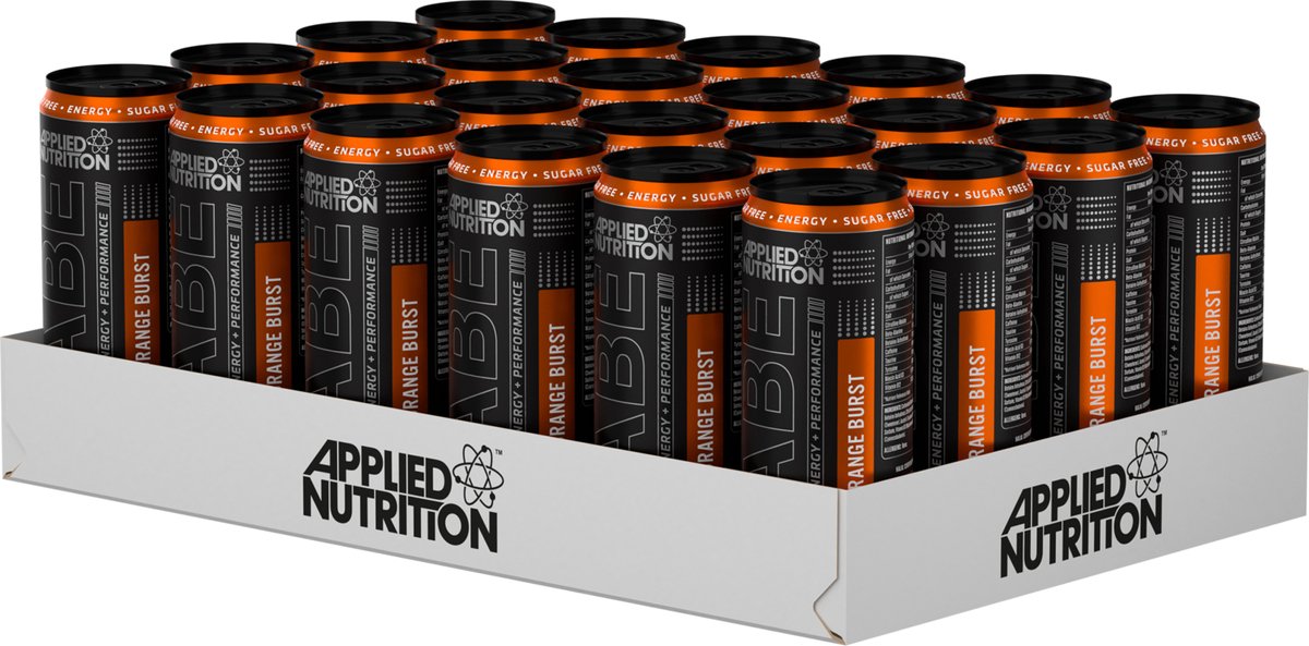 Abe Energy & Performance Can (Orange Burst - 24 x 330 ml) - Applied Nutrition - Pre-Workout