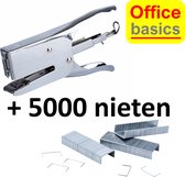 Niettang chroom - tot 40 vel + 5000 nietjes 24/6 - voordeelset