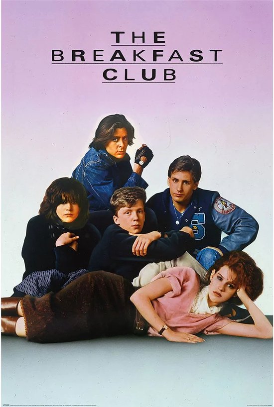 Breakfast Club poster - Film - Hollywood - Komedie - School -  61 x 91.5 cm
