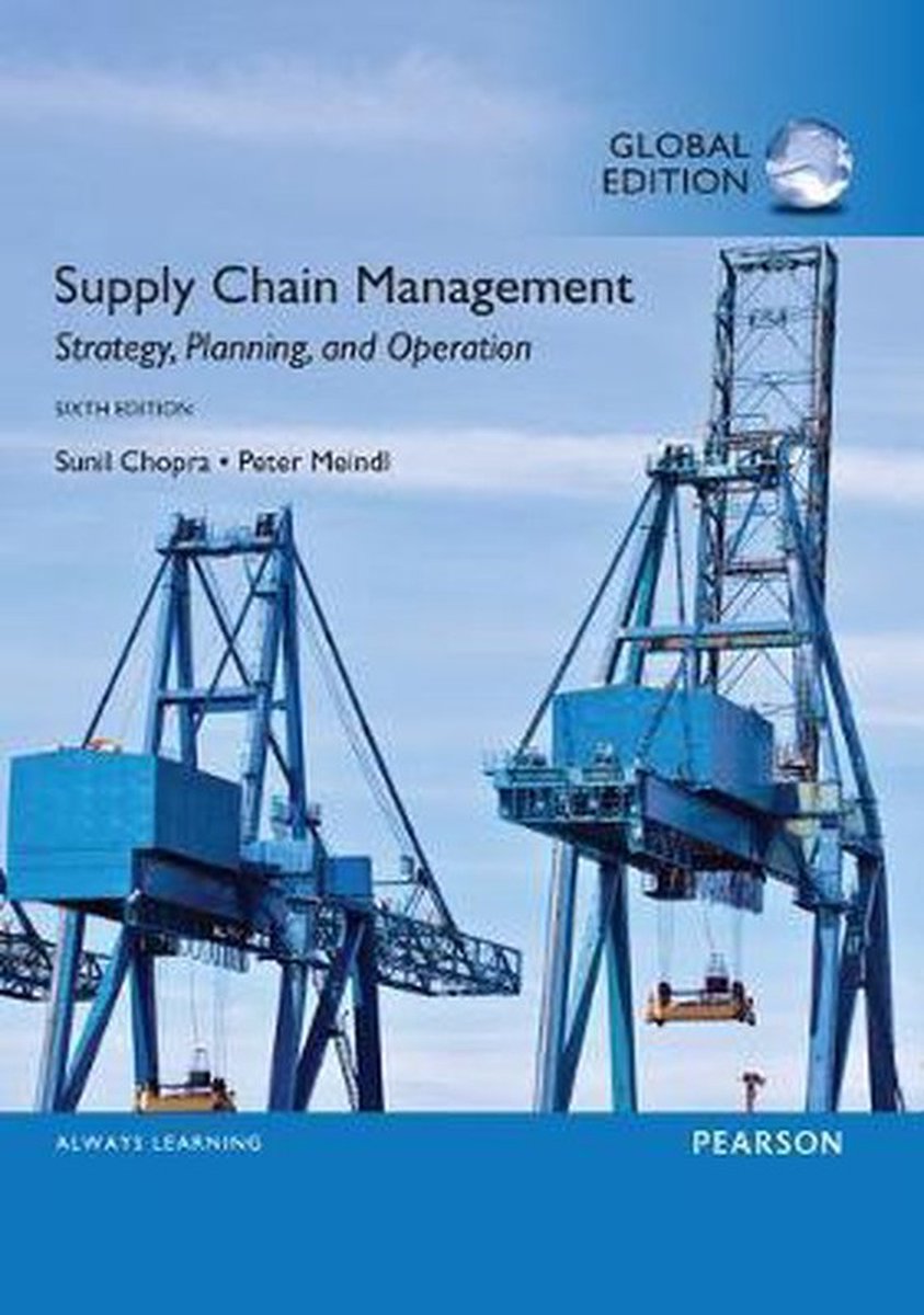 Omslag van Supply Chain Management: Strategy, Planning, And Operation
