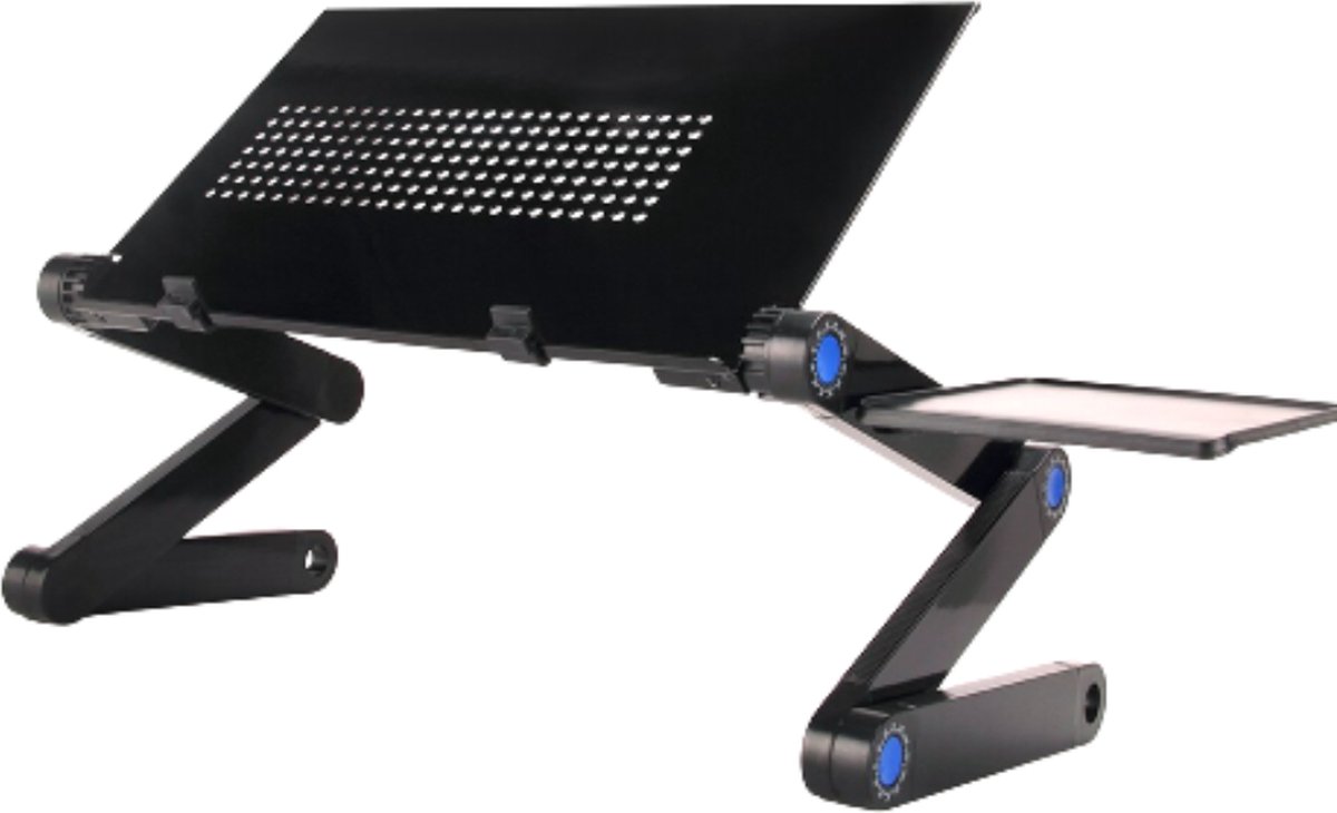 Verstelbare Laptopdesk – Laptop standaard – Laptop tafel – Laptop verhoger – Laptop standaard verstelbaar – Standing desk – Laptop standaard opvouwbaar – Zwart