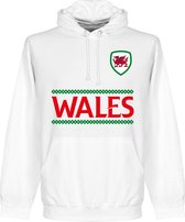 Wales Reliëf Team Hoodie - Wit - M