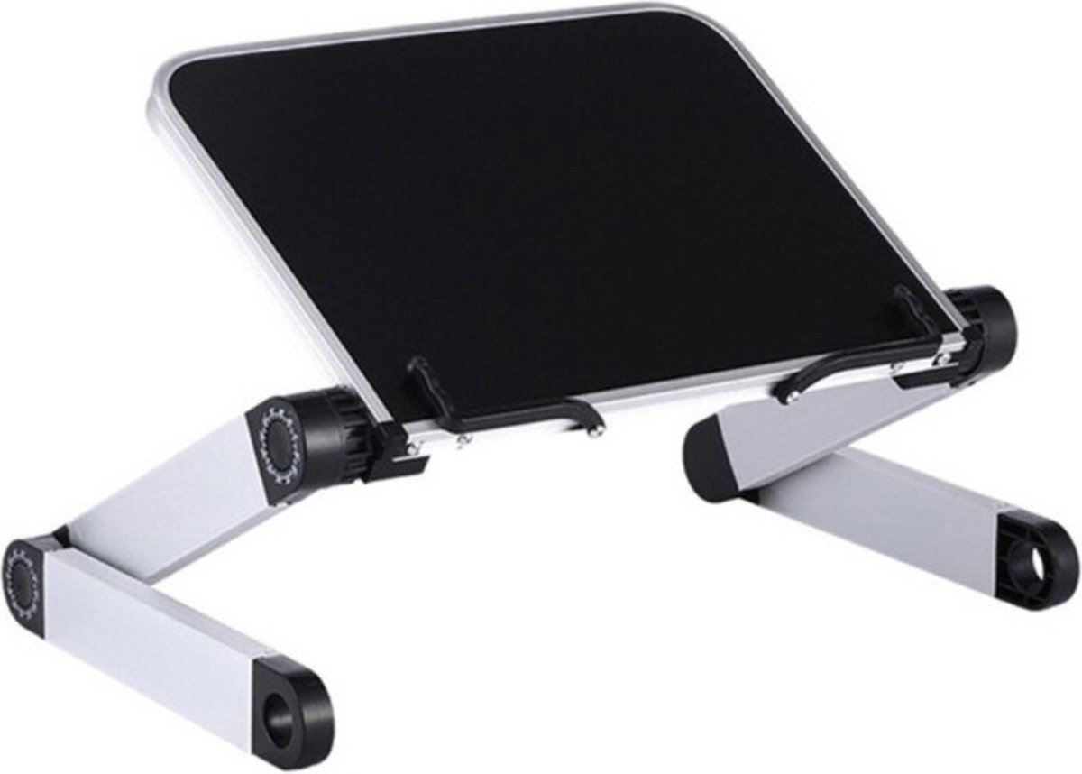 Verstelbare Laptopdesk – Laptop standaard – Laptop tafel – Laptop verhoger – Laptop standaard verstelbaar – Standing desk – Laptop standaard opvouwbaar – Wit