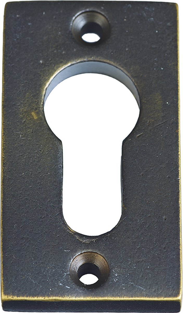 Jolie sleutelplaat L33xB57mm PZ verticaal oud brons
