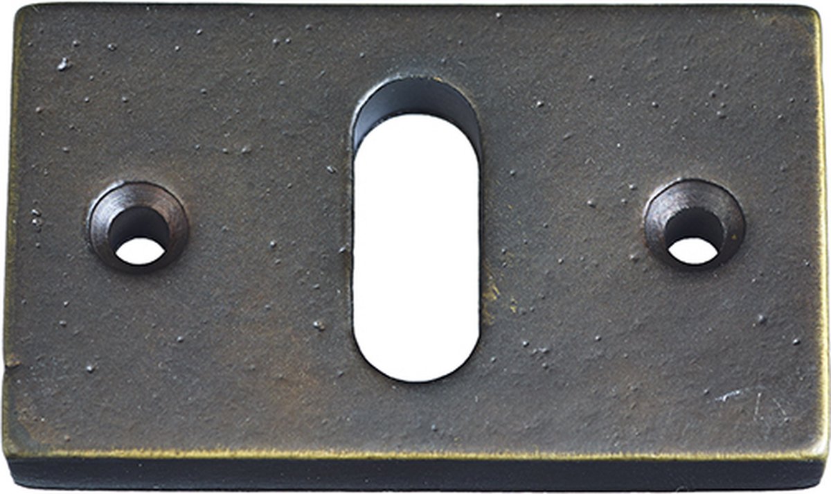 Jolie sleutelplaat L55xB33mm BB horizontaal oud brons