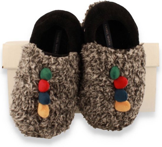 TOPSHOP Pantoffels Met Teckel in het Bruin | NL