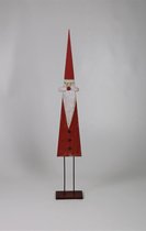 Kerstman rood - GROOT - hout staand 86 cm - Kerstmis - Kerst decoratie - Christmas - Raamdecoratie - Deco - Woonaccessoires - Woon - Wonen - Woonaccessoire