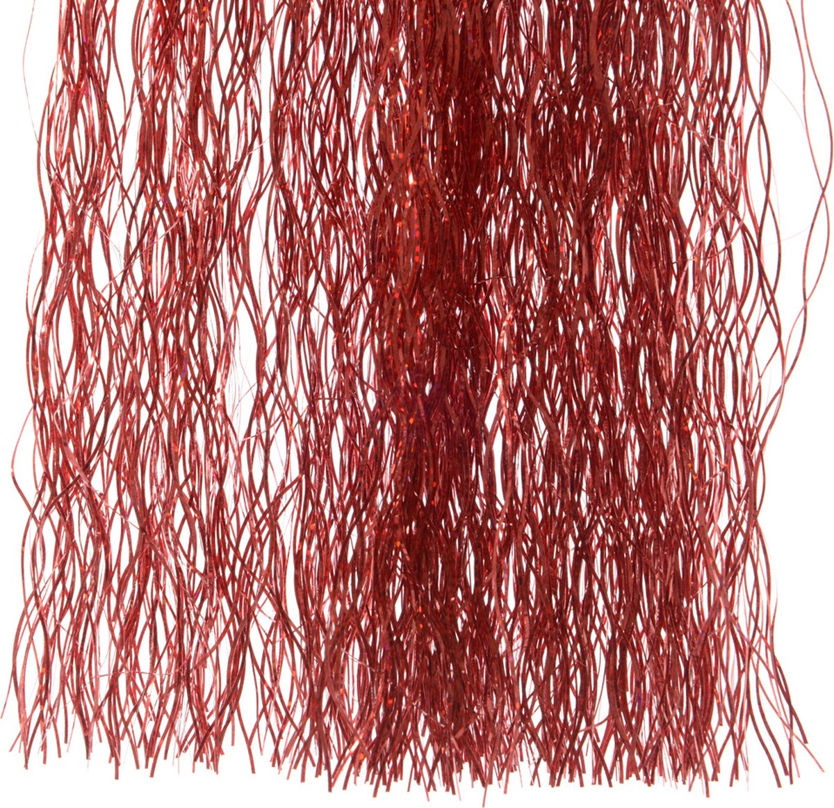 Lametta vinyl l50h40 cm rood/laser