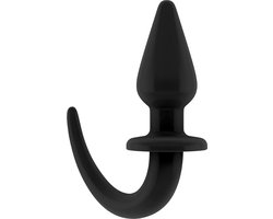 Shots - Ouch! Flexibele Rubberen Butt Plug black