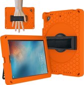 Mobigear Tablethoes geschikt voor Apple iPad Air 2 (2014) Hoes EVA Schuim | Mobigear Ruggedized Backcover | Schokbestendig iPad Air 2 (2014) Telefoonhoesje | Anti Shock Proof + Standaard - Oranje