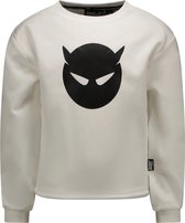 Super Rebel Meisjes Ace Devil Sweater Off White