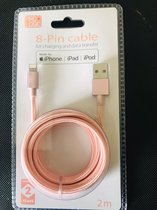 2m USB Kabel voor iPhone, iPad mini, ipad pro, iPod