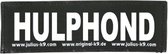 Julius-K9 label - Hulphond (50mm x 160mm)