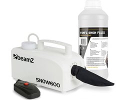 Sneeuwmachine - BeamZ SNOW600 - inclusief 1 liter sneeuwvloeistof