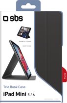 SBS Pro - Tablethoes geschikt voor Apple iPad Mini 6 (2021) Hoes Bookcase - Zwart