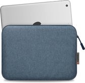 Luxe Bescherm-Opberg Hoes Pouch Sleeve geschikt voor iPad Air - iPad 10.2 Blauw