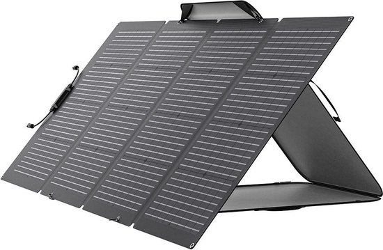 Foto: Ecoflow solar220w draagbaar zonnepaneel dubbelzijdig 220w