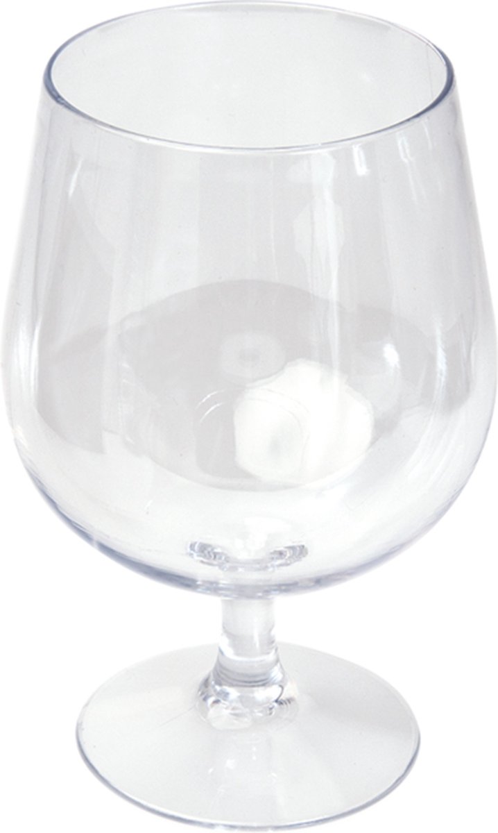 Glas, bierglas, reusable, pETG, 520ml, transparant (4 stuks)