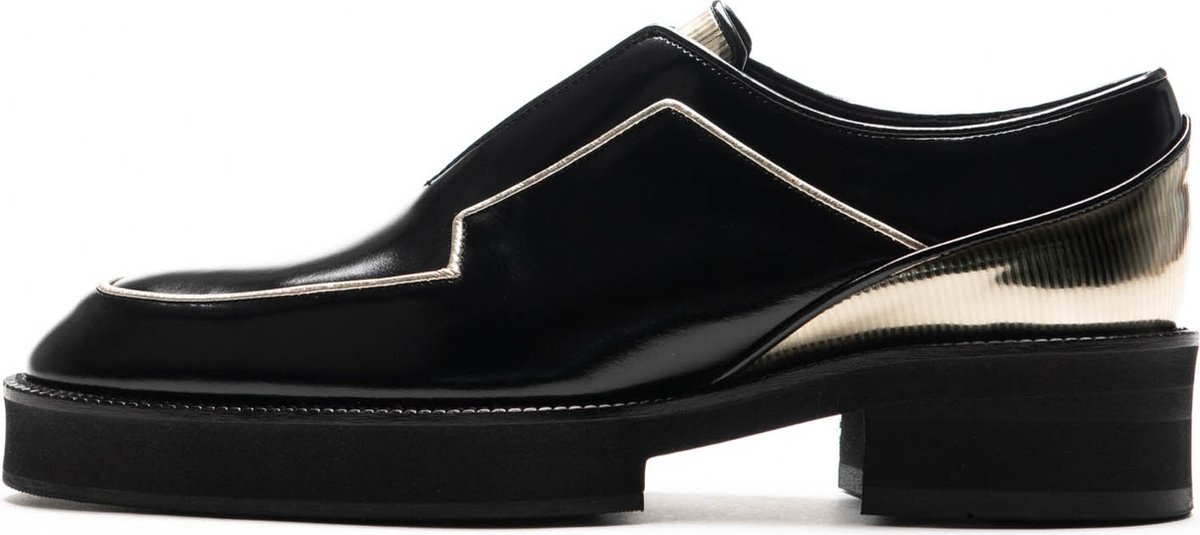 L'EDGE - Isep Gold - Goud zwart geklede schoen 40