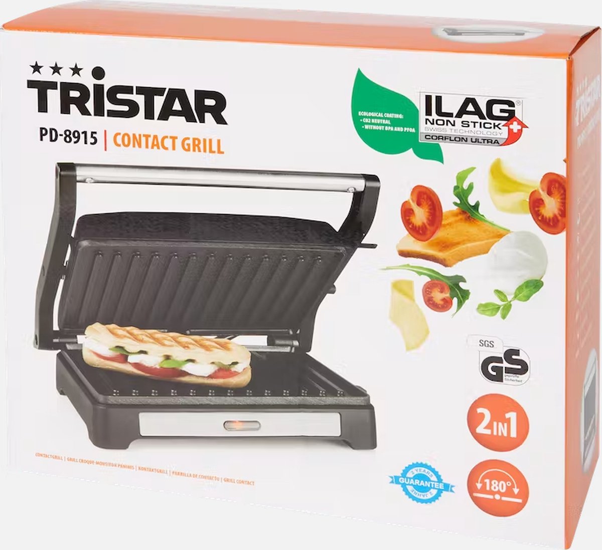 Tristar PD-8915 Tristar Contact grill