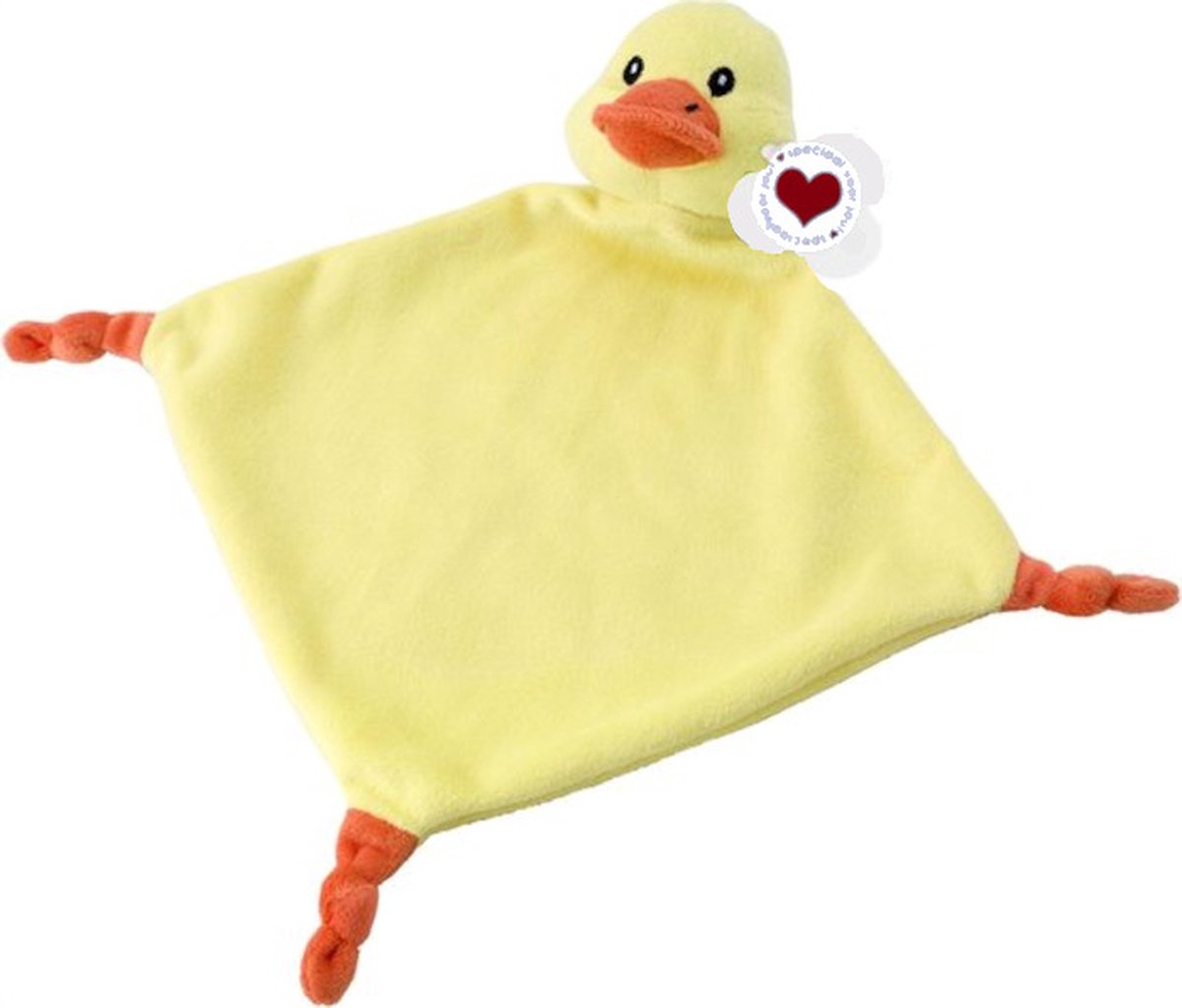 Knuffeldoekje Geel Eendje - Pluche Tutdoekje