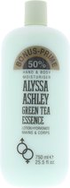 Alyssa Ashley Green Tea Essence - 750 ml - bodylotion - huidverzorging